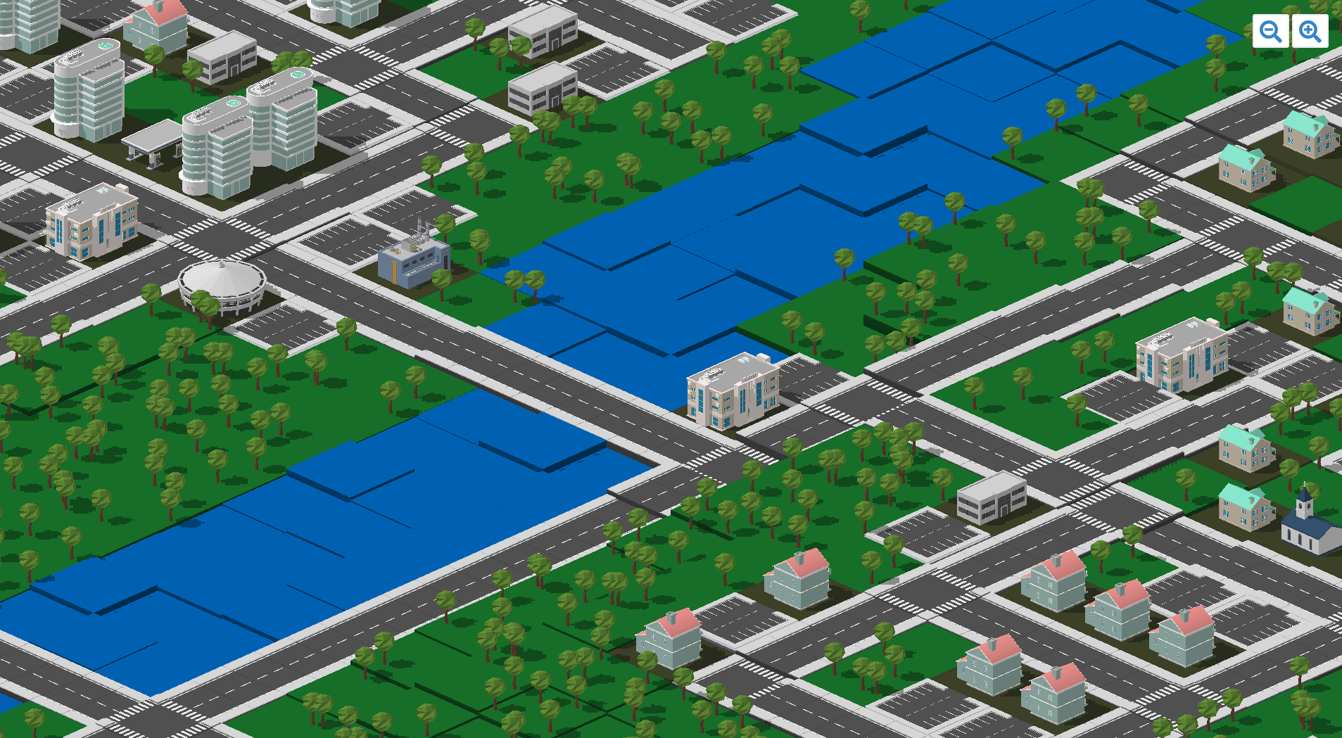 FloodGame hydrological simulation interface